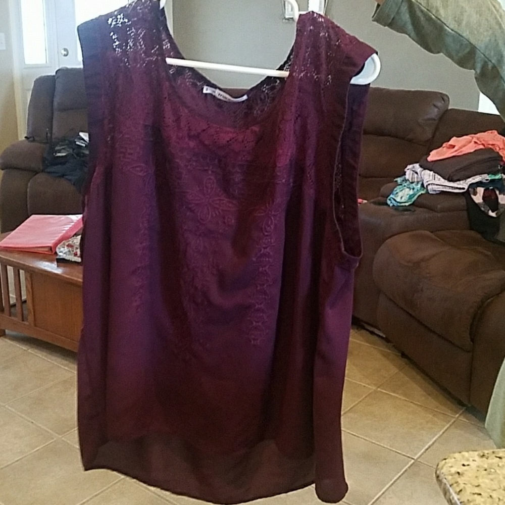 Maurice's purple tank